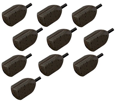 Fox Camotex  In-Line Square Groove Lead - 10 Angelgewichte, Karpfenblei, Blei 