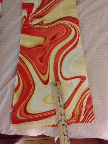 Hosberg Pants Womens Size M Orange Yellow Retro Vilma Paloma Pants Wide Leg Boho - Picture 7 of 7