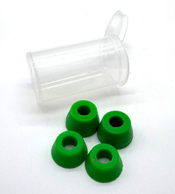 ZAK MAYTUM Street Bushings 93a Green, Lenkgummi Set für 2 Skateboard Achsen 93 A