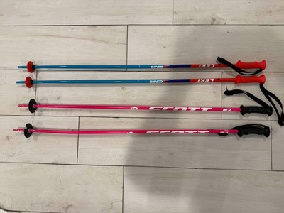 Leki Riders: Pink - 41.25'' + Blue & Orange - 41.25''