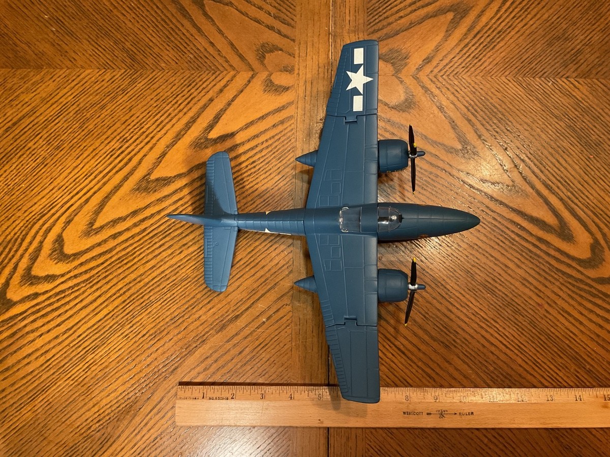 1945 Marines F7F-3 Grumman Tigercat Die-Cast Coin Bank #12001 C4