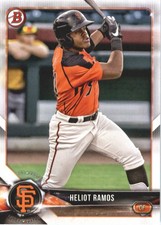 2018 Bowman Prospects #BP143 Heliot Ramos - BB