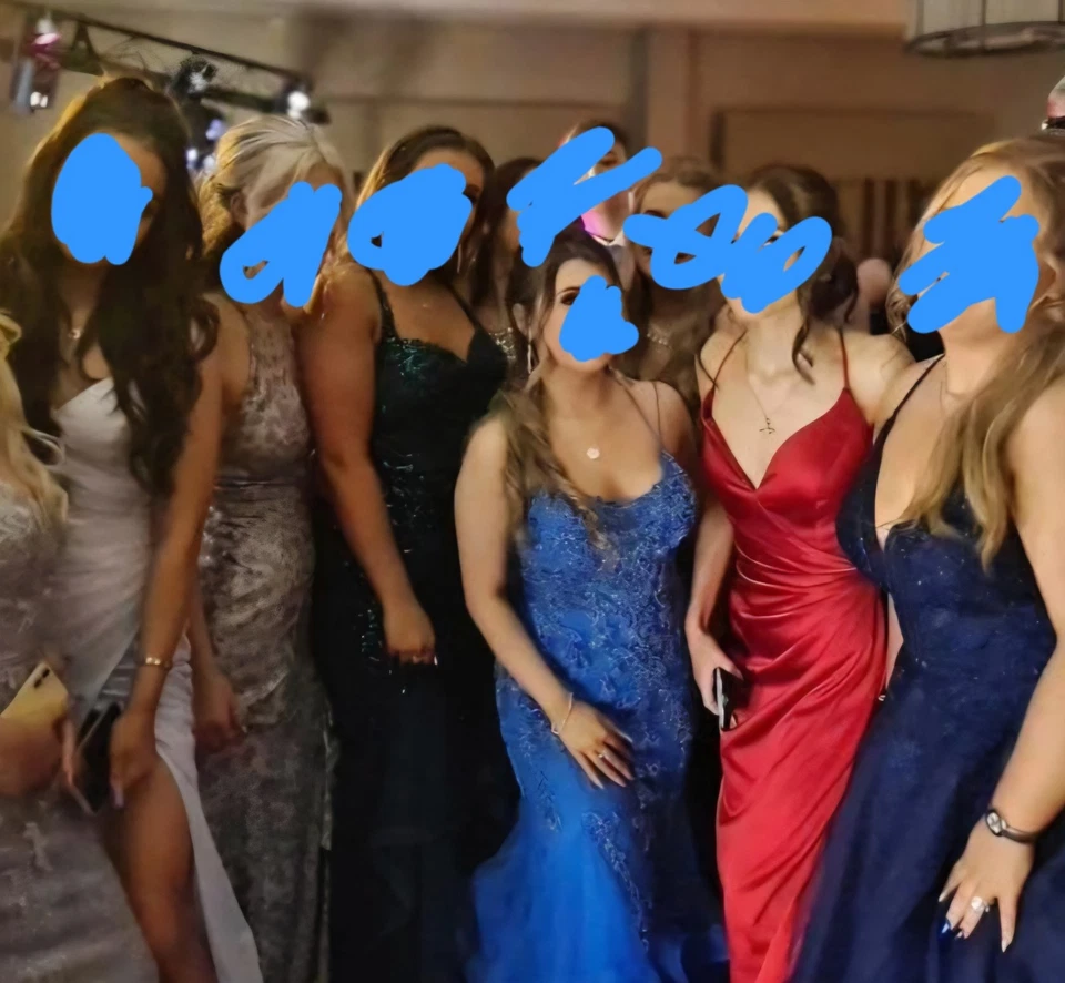 Gorgeous Jora Prom Dress French Blue From Butterflies Bridal Size 8 - Image 3 of 3