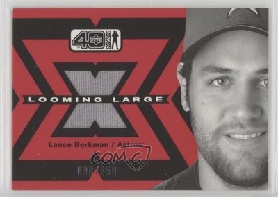 2002 Upper Deck 40 Man Looming Large Jerseys 36/250 Lance Berkman #L-LB 0o9