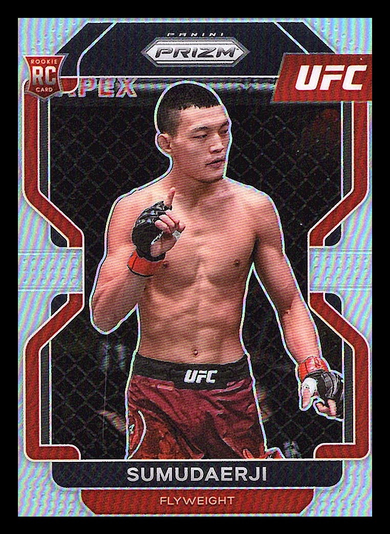 2022 Panini Prizm UFC #114 Sumudaerji Silver RC