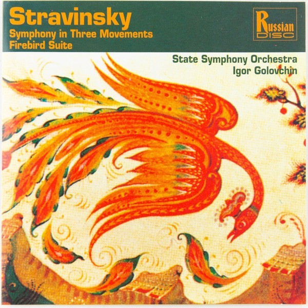 Stravinsky Symphony 3 Movement Firebird Golovchin Russian Disc CD *NEW & SEALED*
