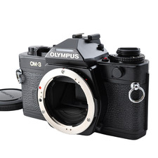 Tested Working Near Mint   Olympus OM-3 Black 35mm SLR Film Camera Body Japan