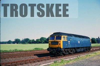 35mm Slide BR British Rail Diesellok Class 47 47361 Ripton 1976 Original
