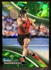 2025 Topps Chrome Sapphire Edition Tennis Bianca Andreescu Green Sapphire /75