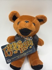 Grateful Dead Bear Beanie Plush - Liquid Blue - Bluesman Bear 7 - 1998 peeling
