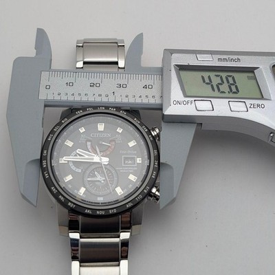 CITIZEN ATTESA H820-S103959 Eco Drive Radio World Time Watch