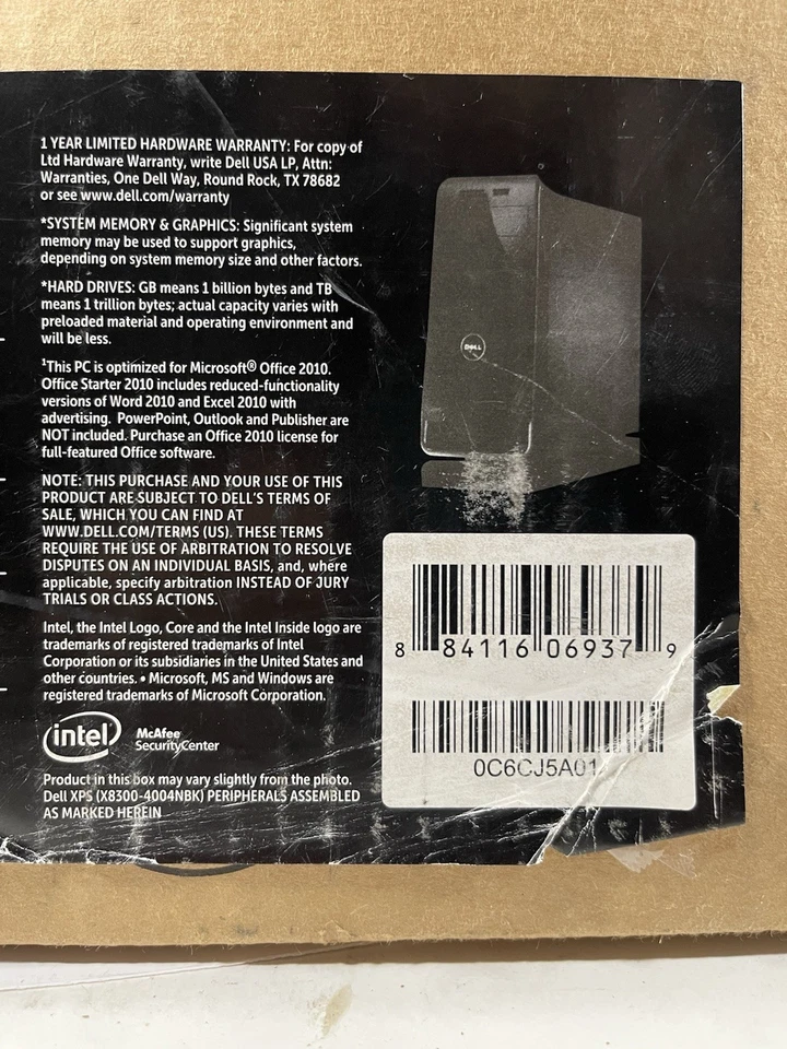 NEW DELL DESKTOP DELL XPS 8300 KEYBOARD/MOUSE INTEL CORE i5-2310 (6MB RAM) BNIB - Image 4 of 4