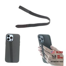 Non-Slip Elastic Hand Strap Holder for Smartphones Universal 2 pcs Black