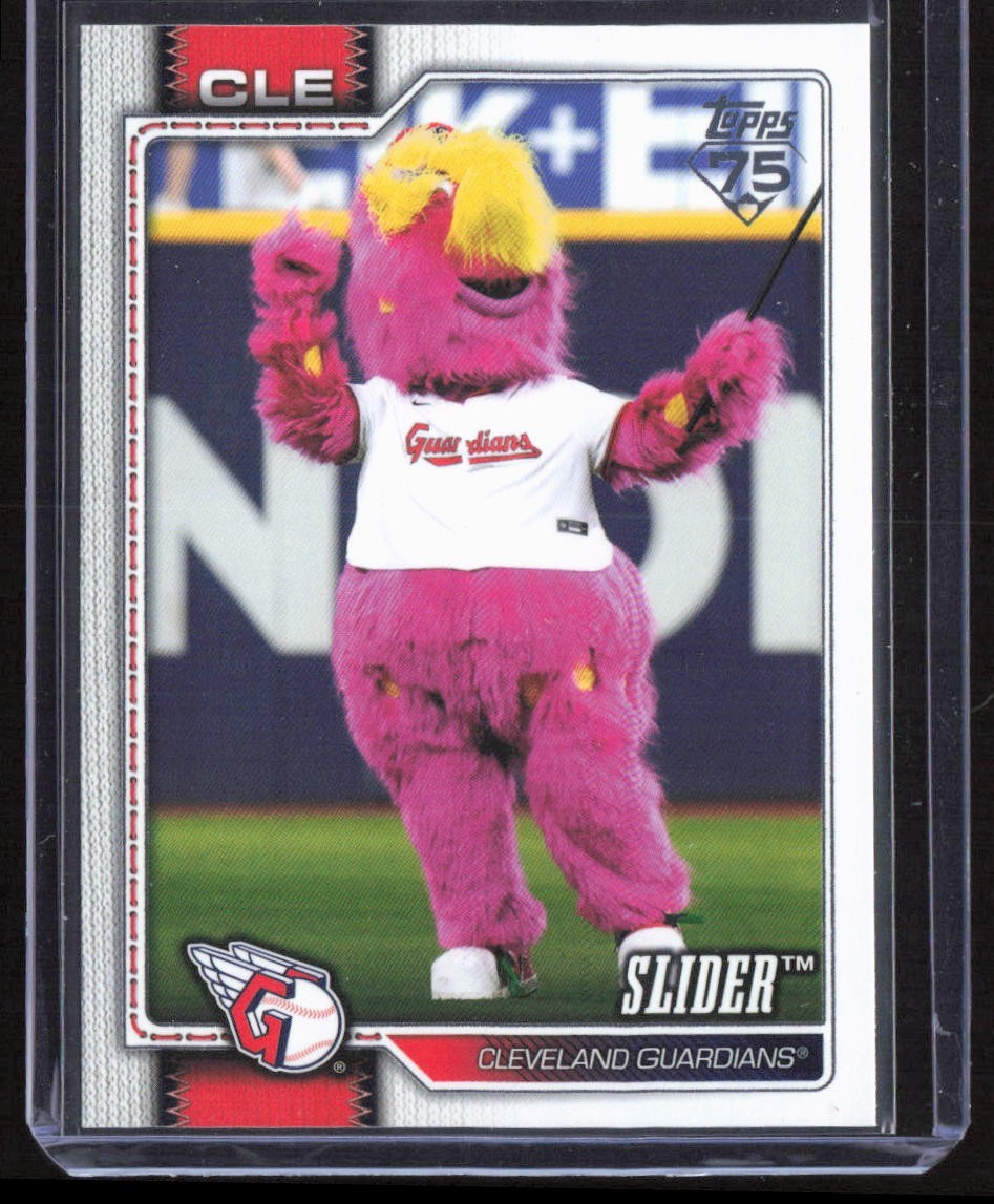 2026 Topps Celebration Slider #M-25 Guardians Mascot
