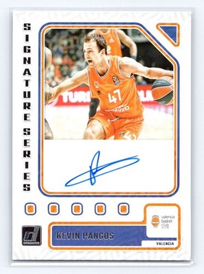 2023-24 Donruss EuroLeague Signature Series #SS-PNG Kevin Pangos Valencia