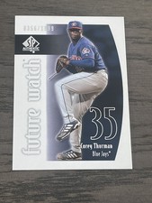 2002 SP Authentic Future Watch Corey Thurman #229 Blue Jays /1999