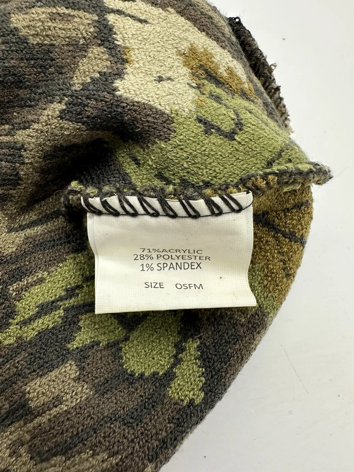 IllicitWorldwide Балаклава Camo Shaggy Mask Distressed Style – RARE Streetwear - Image 3 of 4