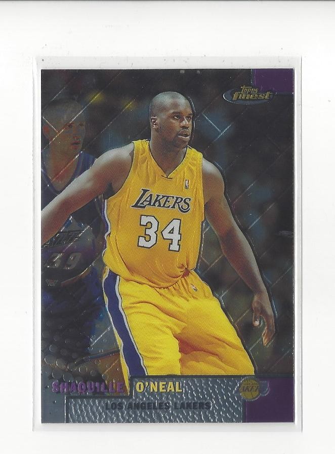 1999-00 Finest #186 Shaquille O'Neal Lakers