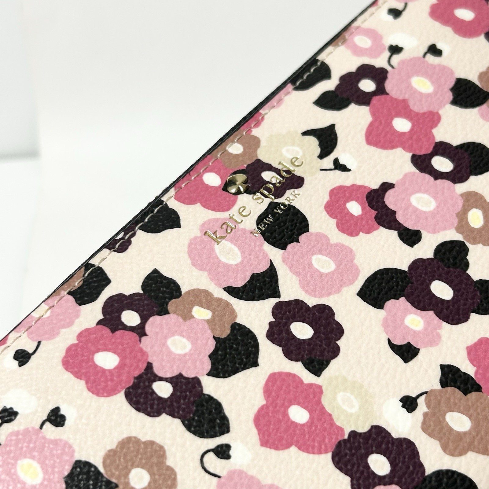 kate spade Canvas Floral Round Zipper Long Wallet with Coin Pocket D0242020Z2 thumbnail 5