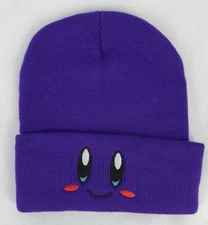Kirby Unisex Knit Beanie Skully Hat Cap (Purple) One Size Fits Most