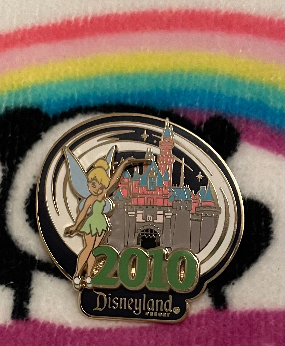 Disneyland Resort Sleeping Beauty Castle 2010 Tinker Bell Open Edition Pin 74216