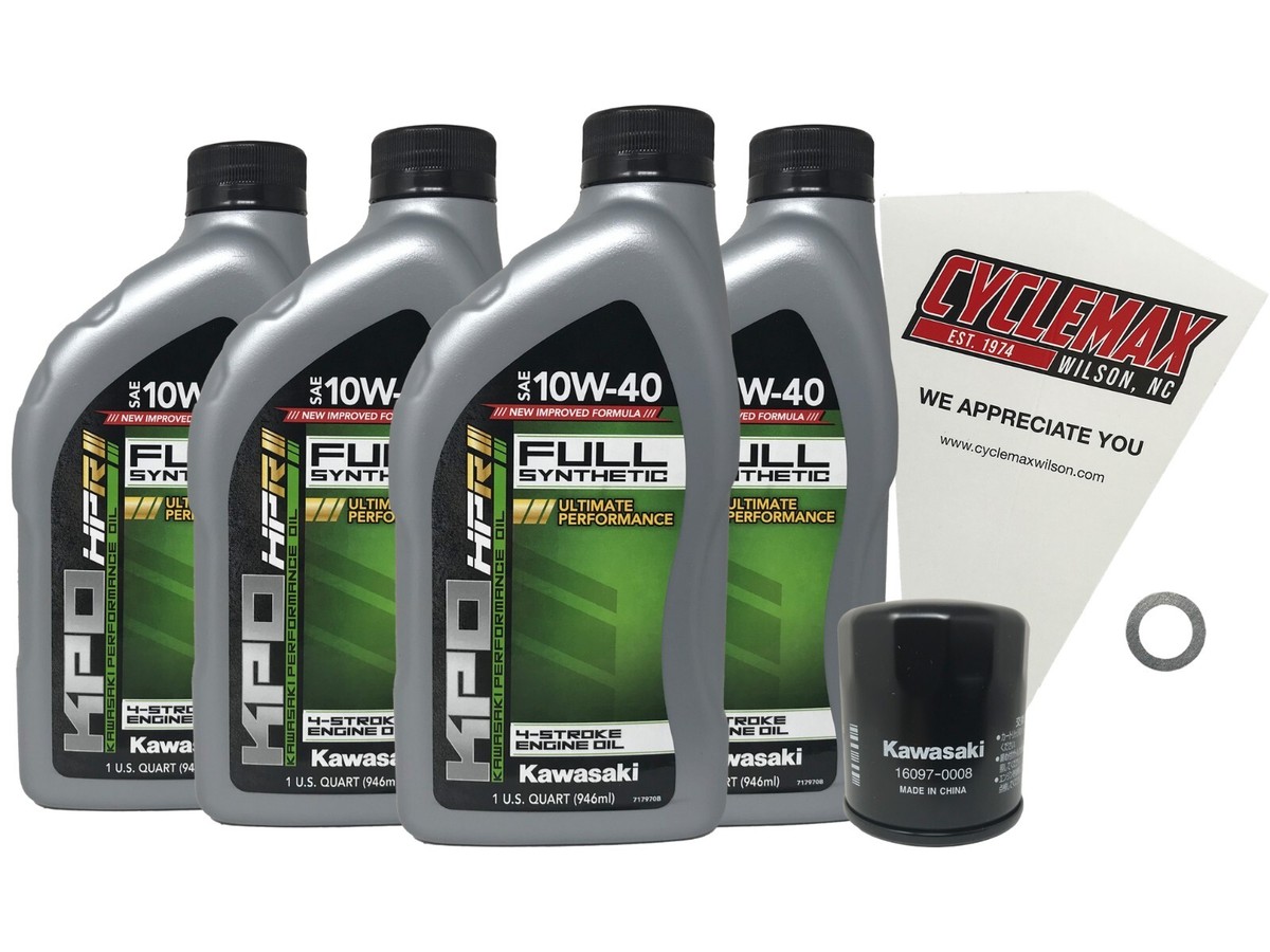 Cyclemax Genuine OEM Kawasaki 2011-2023 W800 Full Synthetic Oil