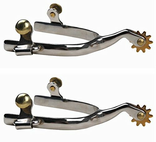 Hkm Hkm 4000315454648 - Espuelas de Acero Inoxidable 7100, Color Plateado Hkm Hkm 4000315454648 - Espuelas de Acero Inoxidable 7100, Color Plateado