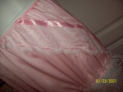 ROSA Tricot Burbuja Bloomer & SISSY PANTY 2 CAPAS Hombres o Mujeres 28-42 Cintura ** - Imagen 3 de 4