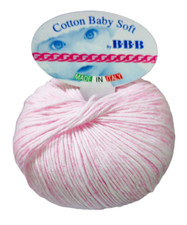 Gomitolo da 50 gr.  cotone morbido egiziano COTTON BABY SOFT BBB FILATI