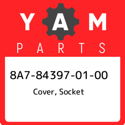 8A7-84397-01-00 Yamaha Cover, socket 8A7843970100, New Genuine OEM