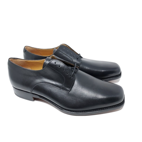 Shoepassion 520 Breit Plain Derby 'Schwarz French Calf' (EU 44 UK 9,5 US 10,5 W) - Bild 1 von 13