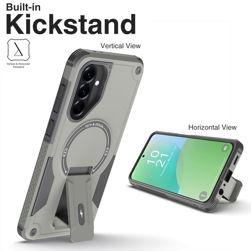 For Samsung A06/A26/A36/A56 Case Hybrid Kickstand Cover/Privacy Screen Protector - 第 34/50 張圖片