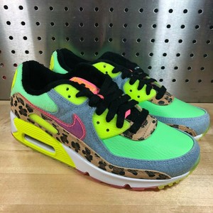 New Nike Air Max 90 LX Dancefloor Illusion Green Sunset CW3499-300 Womens Sz 6 | eBay
