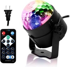 Disco Ball Disco Light,3W Party Lights with Remote Control, Portable Party Light