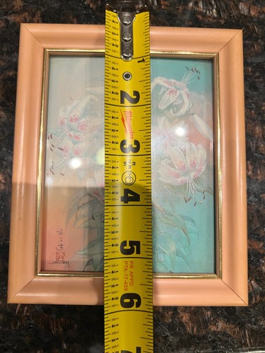 1980’s (2) John Cheng Hand Signed Numbered Framed Prints Tiger Lillies Appraised - Picture 9 of 9