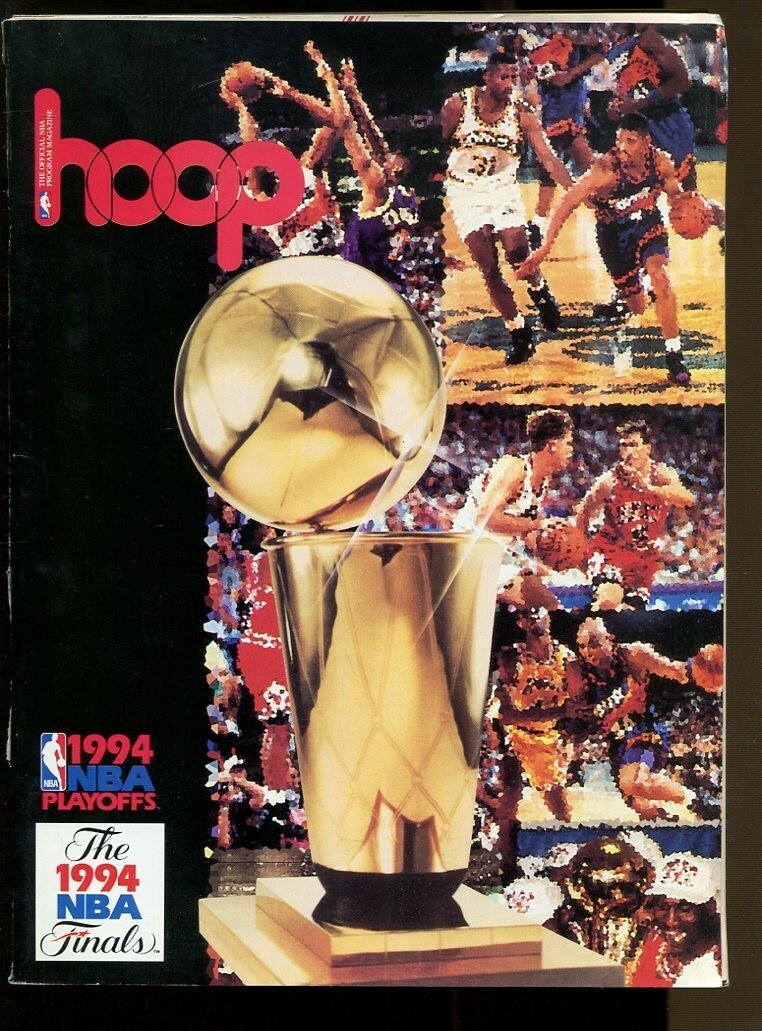 1994 NBA Western Conference Finals Program Utah Jazz Houston Rockets  76047b44