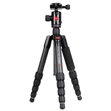 KingJoy PRO 51" MM-229C Reversible Column Carbon Fiber,Panoramic Camera Tripod