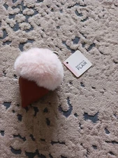 BACKPACK FLAIR  Ice Cream Plush Keychain New
