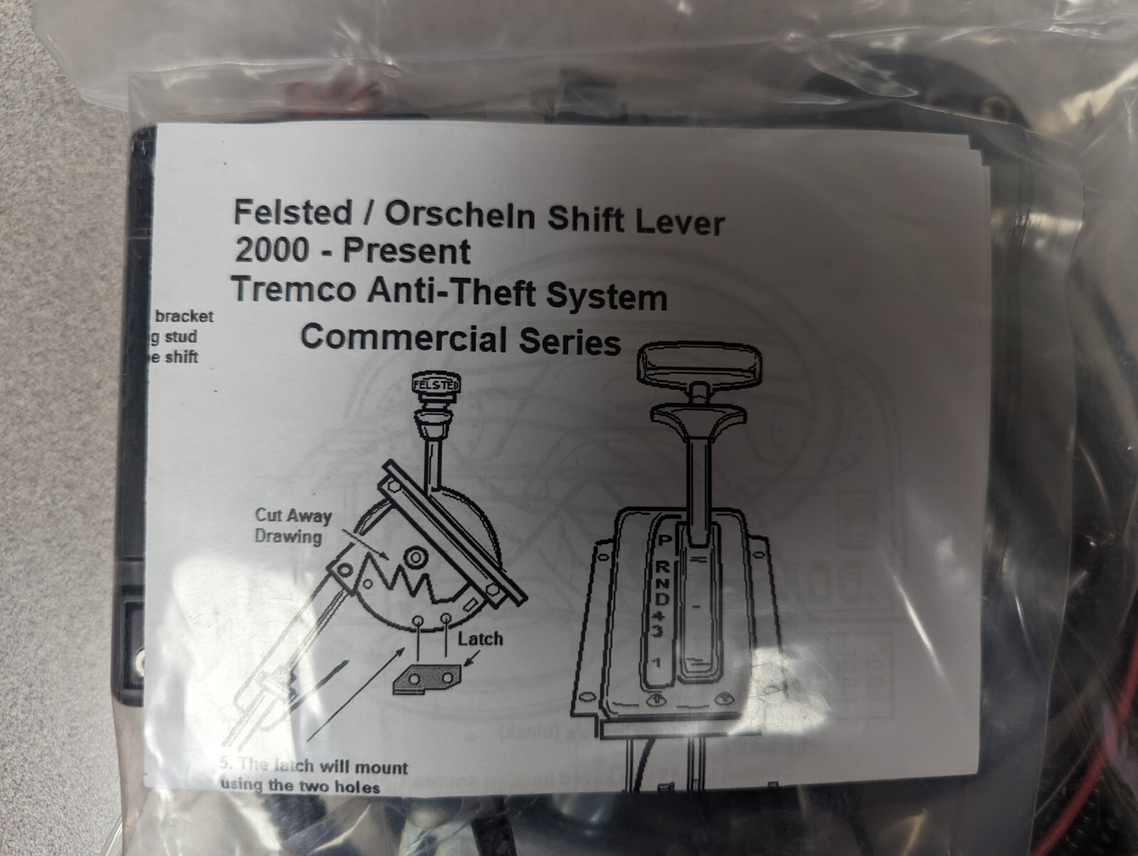 Tremco AntiTheft System Commercial Series/ Felsted/ Orschein Shift