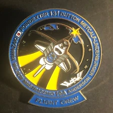 Scarce Official NASA Shuttle Flight Crew Mission Lapel Pin - STS 131 Discovery