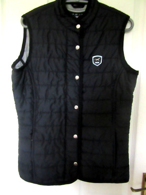 HKM DAMEN LEICHTE WESTE / BODYWARMER - SCHWARZ - SMALL - UNGETRAGEN