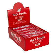 110mm SKY HIGH Cigarette Roller Hand Rolling Machine Acrylic Plastic - Box of 12