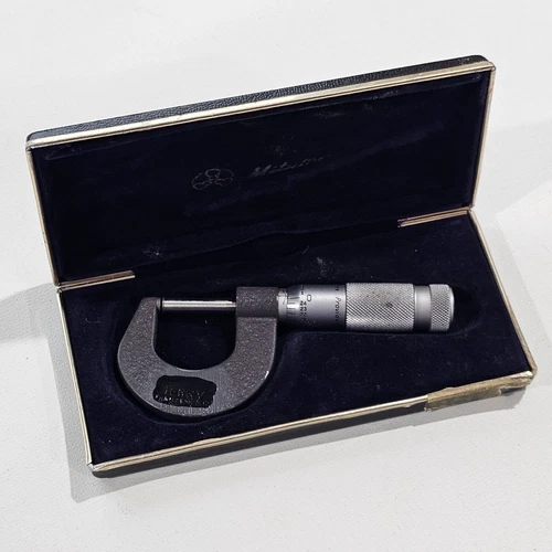 Brown & Sharpe 0 -1" Micrometer With Case Providence RI Used With Mitutoyo Case