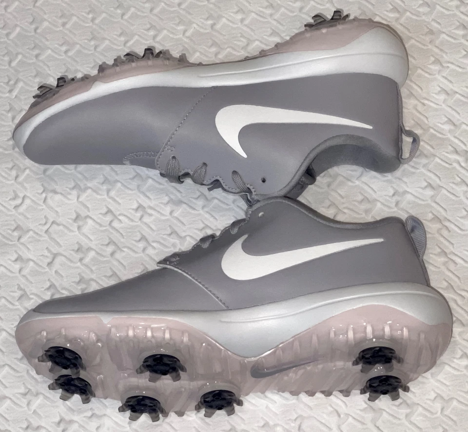 NIKE Roshe G Tour Damas Zapatos de Golf Botines Lobo Gris Blanco Rosa NUEVO Mujer 5 5.5 Foto 4 de 4