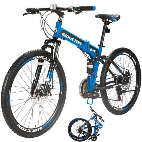 Folding Mountain Bike 26 inch Wheel 16 inch Frame for Young Boys and Girls Youth - Picture 23 of 40