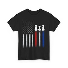American Flag with Dog Silhouettes Pets Lovers Fourth of July Patriotic Shirt