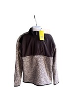 All in Motion Boy's Size Medium 8 Long Sleeve Hoodie Gray/Black
