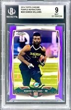 2014 Topps Chrome Purple Refractors #220 Damien Williams RC BGS 9