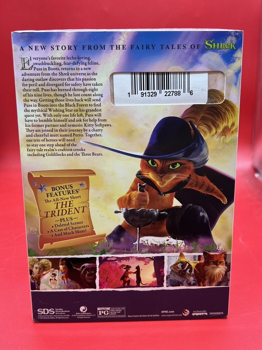 PUSS IN BOOTS THE LAST WISH DVD Collector's Edition NEW SEALED | eBay