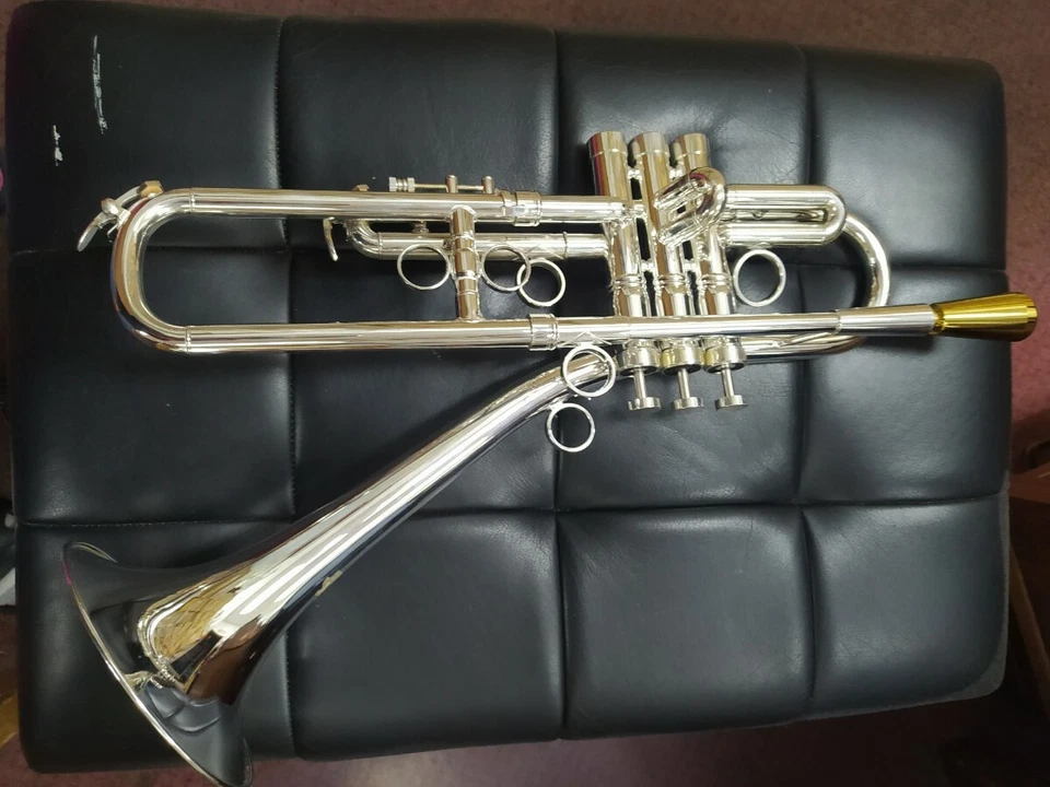 Trompete Bb FireBird com trombone Perfect4 Jazz EZ prata transposta por BerkeleyWind - Imagem 4 de 4